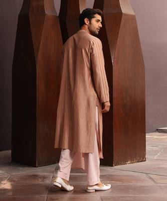 Choco brown spider man kurta 2