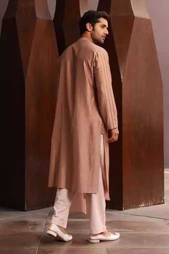 Choco brown spider man kurta