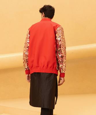 Red wolverine bomber jacket 2