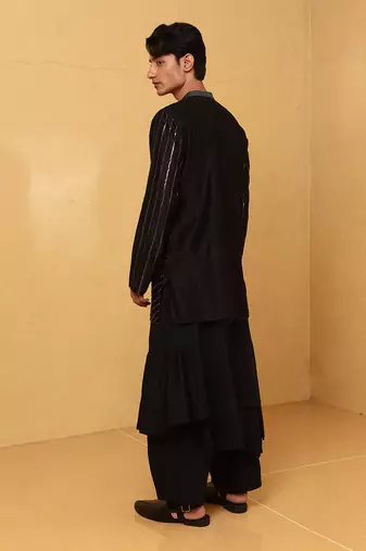 Black jean kurta