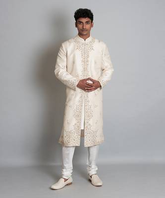 Off white sherwani 1