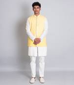 Yellow ombre linen bandi
