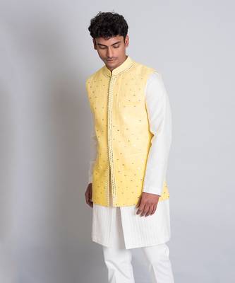 Yellow ombre linen bandi 2