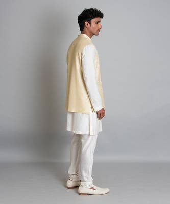 Pista green raw silk bandi 3
