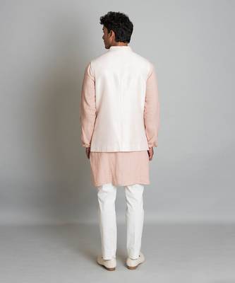 Water pink raw silk bandi 3