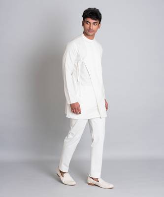 Off white short kurta 2