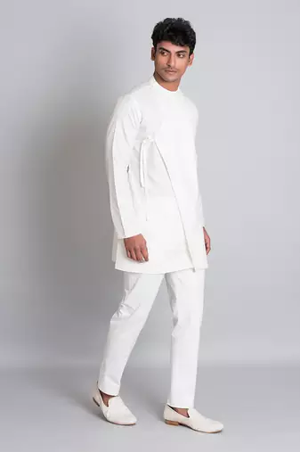 Off white short kurta