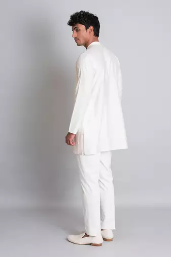 Off white short kurta
