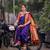 Purple Banarasi Silk Saree With Blouse Piece