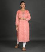 Peach kurti