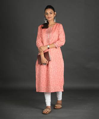 Peach kurti 2