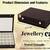 Atorakushon pu leather makeup storage case 24 grid jewellery organizer locker box  earring ring box (black)