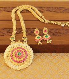 Micro gold  plated necklace set