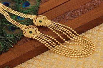 Designer kempu layer necklace 2