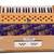 Harmonium By Kaayna Musicals, Teak Colour, 7 Stops- 4 Main & 3 Drone, 3¼ Octaves, Gig Bag