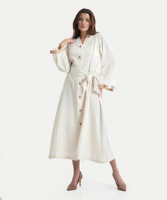 White sand celine classic a line dress 1