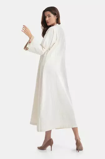 White sand celine classic a line dress