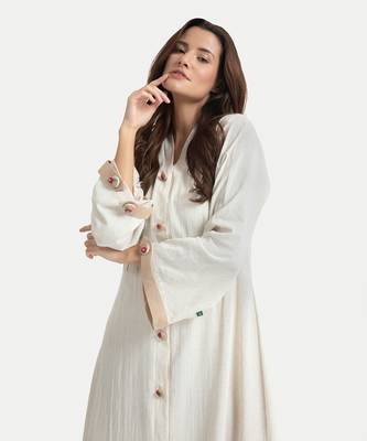 White sand celine classic a line dress 4