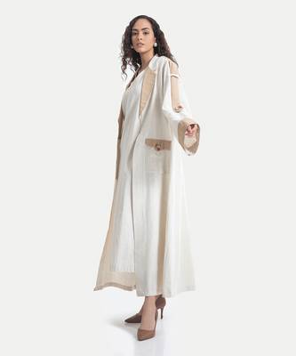 White sand & beige elle jacket set 2