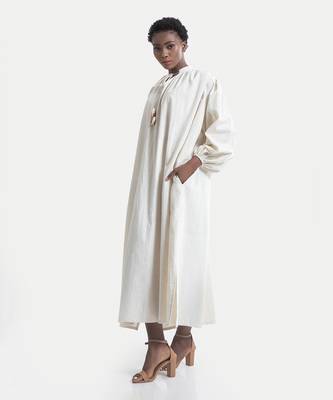 White sand esmee baggy maxi dress 2