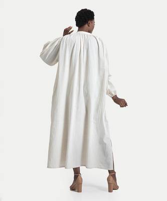 White sand esmee baggy maxi dress 3