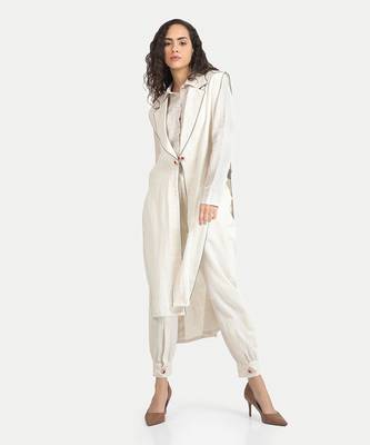 White sand liana seamless long jacket set 1