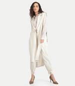White sand liana seamless long jacket set