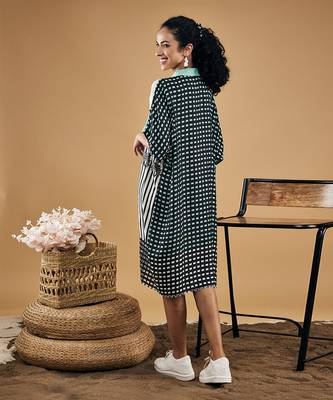 White palm bay printed kimono dress 5