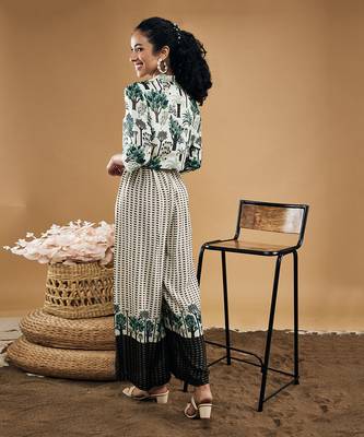 White palm bay printed co ord set 5