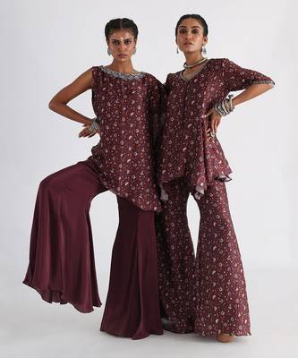 Brown printed co-ord set 5