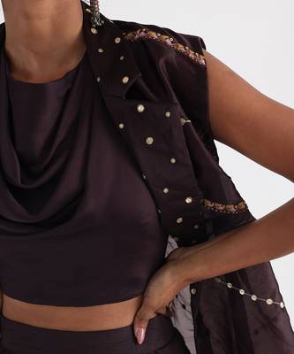 Brown nosheen co-ord set 3