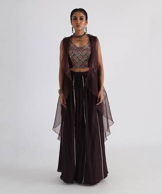 Brown saafia co-ord set 1