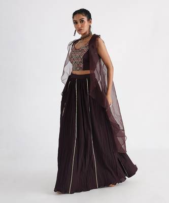 Brown saafia co-ord set 2
