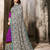multicolor printed art_silk saree with blouse