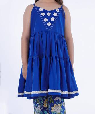 Royal blue naz cami kurta set 5