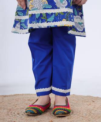 Royal blue samrina kurta set 4