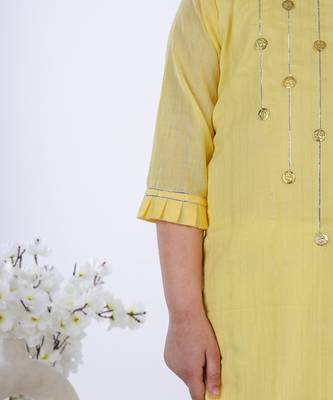 Yellow nazm sharara set 4