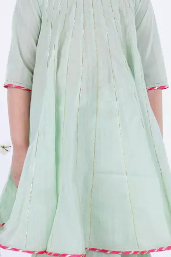 Pista green najma sharara set