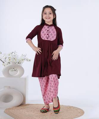 Maroon victorian suit set 1