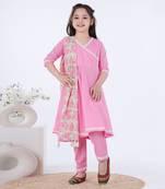 Pink gulal angrakha set