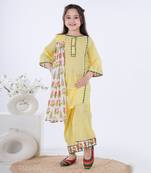 Yellow zard suit set