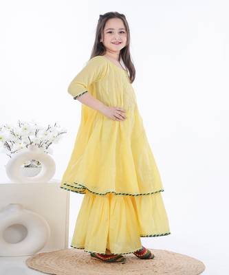 Yellow shiddat sharara set 2