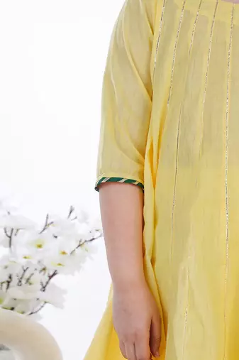 Yellow shiddat sharara set