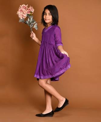Purple lace dress 2