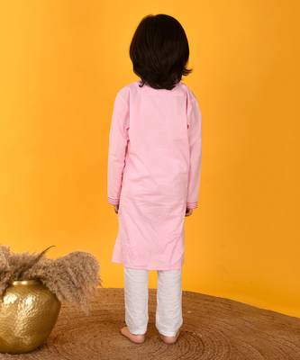 Pink kurta set 3