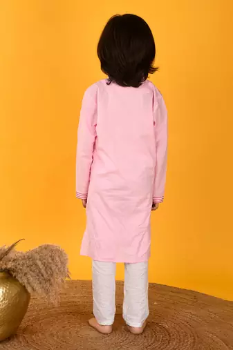 Pink kurta set