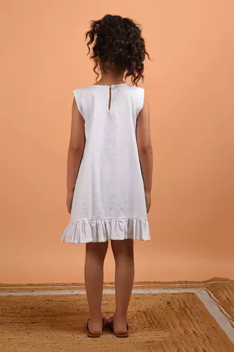 White ice cream dress