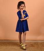 Royal blue kitty dress