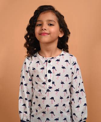 White flamingo suit set 5