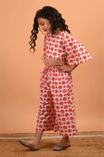 Peach elephant co ord set